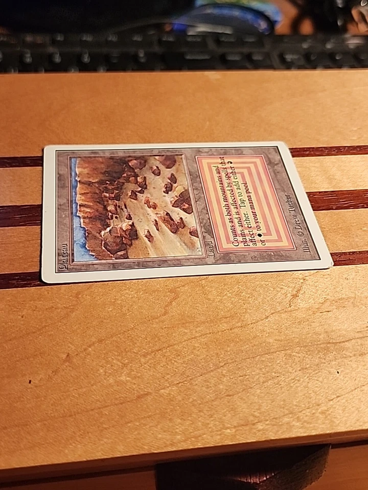 MTG UNLIMITED Dual Land PLATTEAU  EX - Lightly Played - Image 4 of 4