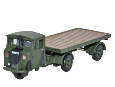 Oxford NMH017 - LKW Scammell Mechanical Horse FlatbedRASC - Spur N - NEU