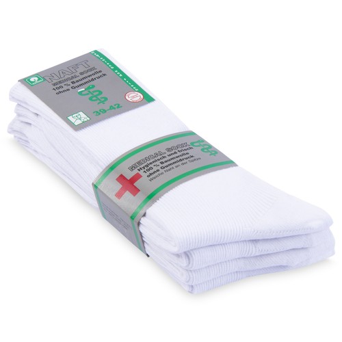 4 | 8 | 12 Paar Socken ohne Gummi 100% Baumwolle Diabetiker Socken Herren Damen - Bild 12 von 18