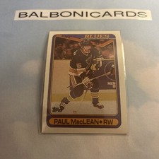 1990-91 Topps  #110 Paul MacLean St. Louis Blues NM+ Free Shipping!