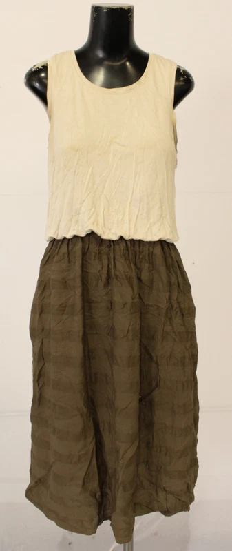 prana two-tone sleeveless perry knit midi 