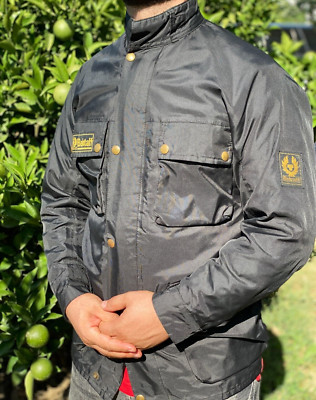 Rare Vintage 1969 Belstaff Weatherproof Motorcycle Light Jacket Size S