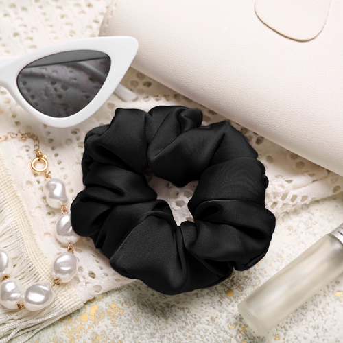 Regular 100% Mulberry Silk Scrunchie – Handmade in USA - Hair Tie - Picture 50 of 301