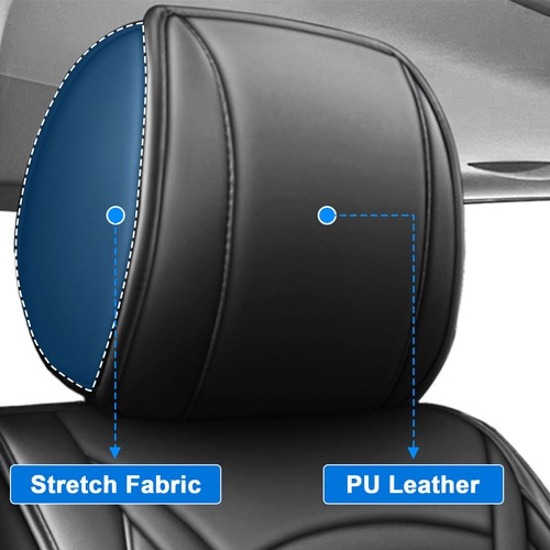 Fundas de asiento de auto de cabina extendida a medida para Chevrolet Silverado 1500 LT 2007-2023 - Imagen 6 de 19