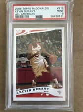 2006 Topps Mcdonalds Kevin Durant All American RC Rookie #B19 PSA 9 Mint