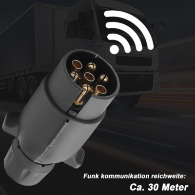 Kabellose Anhängerleuchten Set 12-24V Kabelloses Rücklicht Set Für Anhänger & Wohnwagen - Magnet Funk Wireless Akku LED Beleuchtung Kabelloses Rücklicht Anhänger