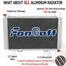 FOR 2011-18 Can Am Maverick 800R 1000/ Commander 800 MAX 1000R Aluminum Radiator