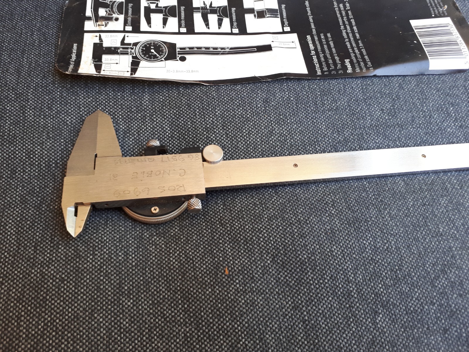 Mitutoyo Dial Caliper Vernier 150mm/6 inch 50562650 Made in Japan 0.