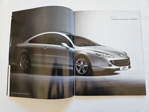 PEUGEOT 407 COUPE 32 PAGES SALES BROCHURE 2007 2008 - Picture 2 of 6