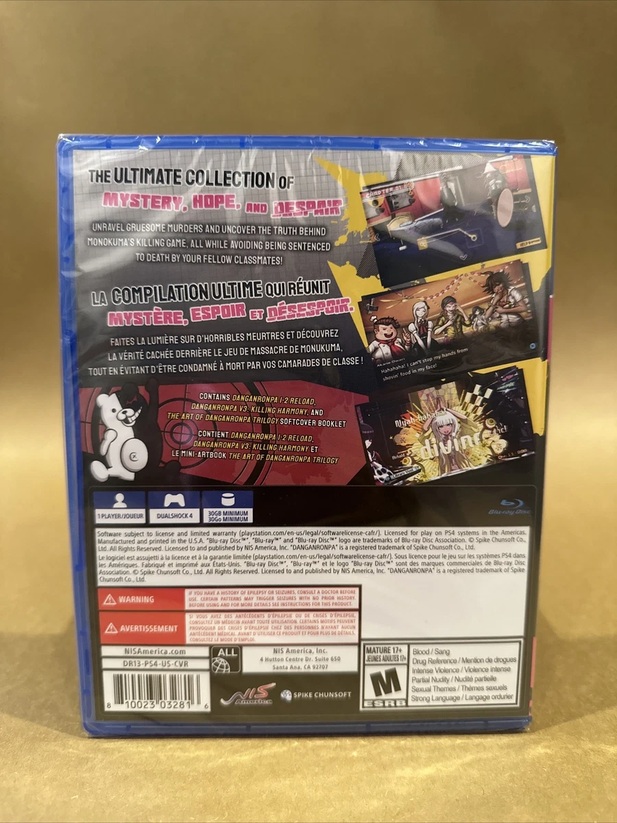 Danganronpa trilogy sale ps4