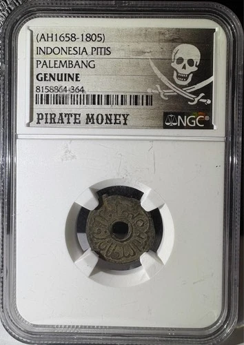 AH1658-1805 Indonesia Pitis Palembang NGC Genuine (364)
