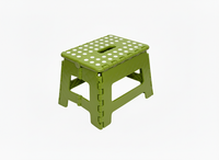 Klapptritt, Tritthocker, Sitzhocker, Faltbar, Kinder H 22 Cm Bis 150 Kg, GrüN