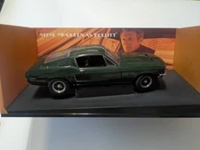 RARE Autoart 1968 Ford Mustang  1:18 Steve McQueen as Bullitt. W/Box