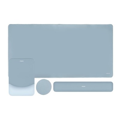 MOSISO Keyboard Mouse Pad Set, Large Gaming 35.43 x 15.75 inches, Aquamarine 