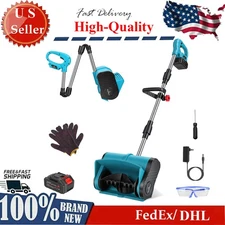 Powerful Cordless Snow Shovel w/ 21V Rechargeable Battery  for Easy Snow Removal