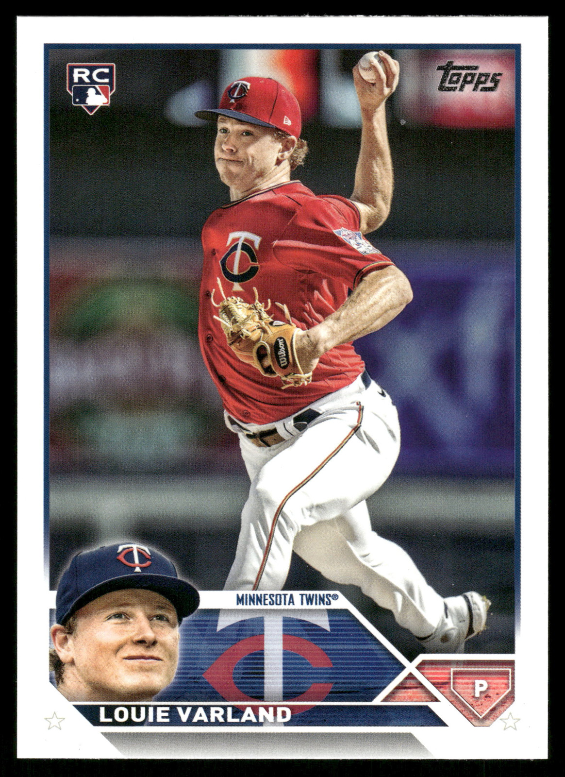 2023 Topps Louie Varland RC Minnesota Twins #441