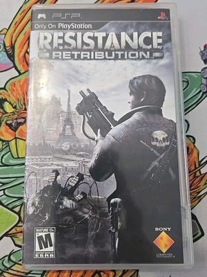 Resistance: Retribution - Sony PSP- W/ MANUAL + REG - VERY GOOD - FREE SHIPPING