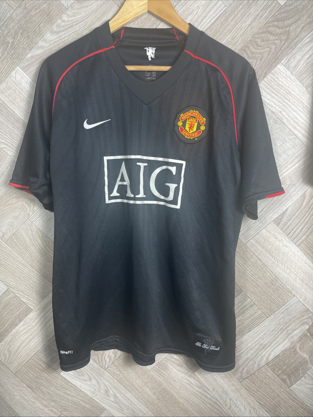 Authentic Original Nike Manchester United 2007/2008 Away Shirt Mens XL