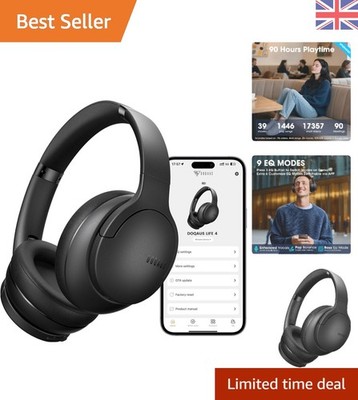 Doqaus Life4 Bluetooth Over-Ear Kopfhörer: 90H, HiFi Sound & EQ Modi