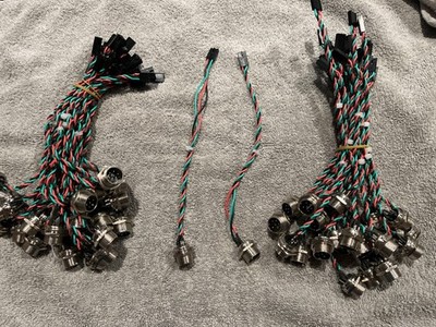 50 QTY! BULK LOT- MOLEX / AMPHENOL 90156 MXS 9 CONN PLUG FMALE 6POS SLDR CUP NEW