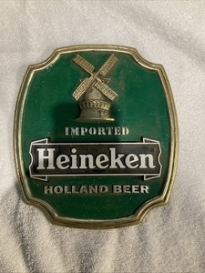Vintage Heineken Beer Windmill Sign - 9”