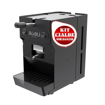 Coffee Machine for Pods Ese BùBu Black 15 Bar Design EasyClean Gift Pods