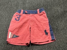 4T Polo Ralph Lauren Red and Blue Shorts Toddler Boys Adjustable Waist Yacht