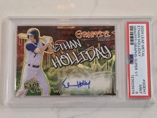2024 Leaf Metal ETHAN HOLLIDAY Graffiti Graphs RC Auto Super Gold 1/1 PSA 9 MINT