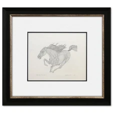 Guillaume Azoulay- Original Pen and Ink Drawing "Etude Equus Finale"