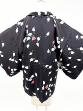 Japanese Vintage Haori Jacket Silk Made in Japan eb-1467