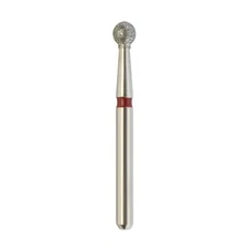 Multi-Use Dental Diamond Burs Round Friction Grip FG 801/023F Fine Grit Red