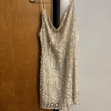 Sage & Paige Shimmy Mini Dress - Champagne SIZE (M)👗