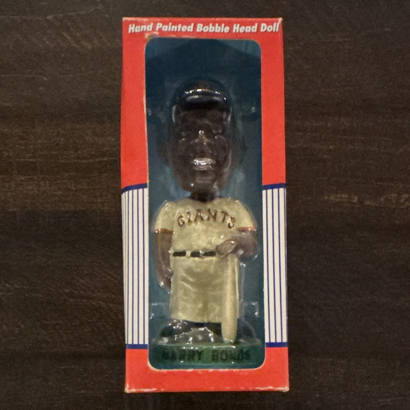 Barry Bonds San Francisco Giants Hand Painted Baseball Bobblehead Doll