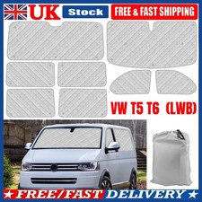 Internal Thermal Blind Window Cover Set Windscreen Sunshade for VW T5 T6 LWB