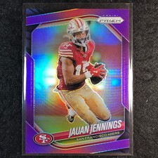 2025 Prizm Football JAUAN JENNINGS Base Purple /125 #258