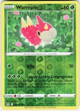 Wurmple 006/196 Reverse Holofoil Common SWSH11: Lost Origin Pokemon TCG Card NM