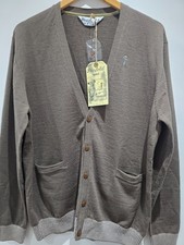Penfold Golf 100% Wool Cardigan mens XL Button V-neck Golf Sweater