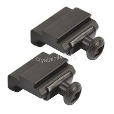2 Stck Adaptern Picatinny Weaver Prismenschiene 21mm auf 11mm Zielfernrohr