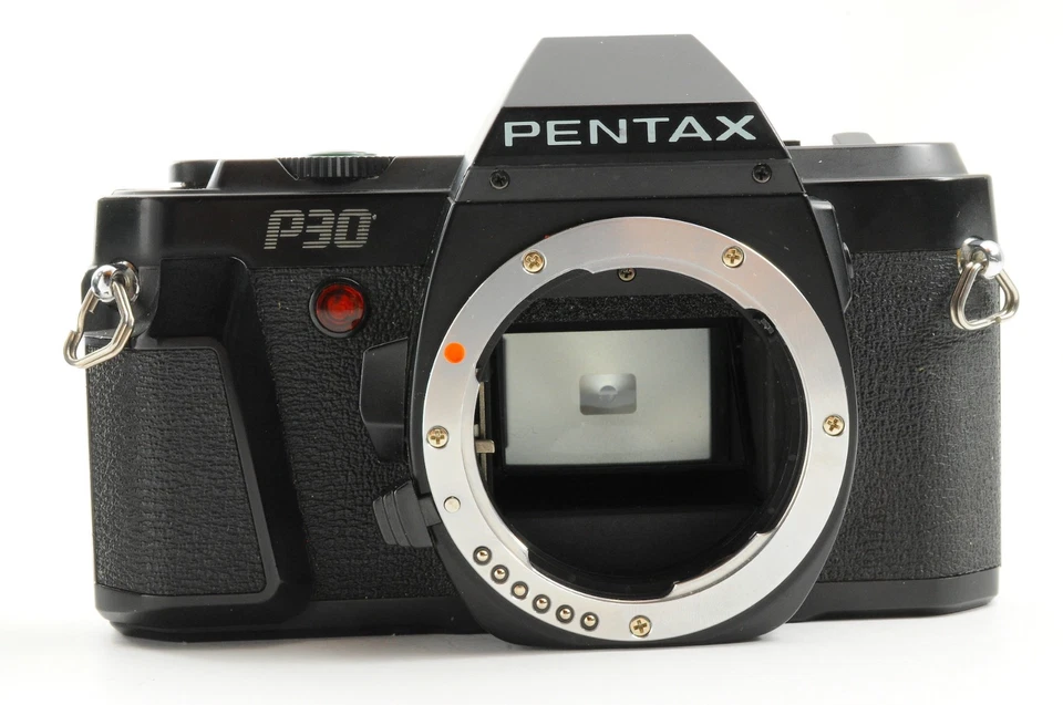 [AS IS] PENTAX P30 35mm SLR MF Film Camera Body Black w/ Cap READ - Image 4 of 4