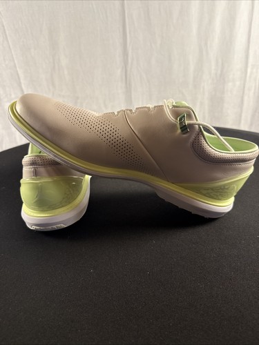 Jordan ADG 4 Golf Shoes Mens 12 White Volt Leather DM0103-003 NEW $195 - Picture 6 of 7