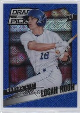 2014 Panini Prizm Perennial Draft Picks Blue Mojo 57/75 Logan Moon #89 0q3
