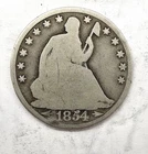 Cull 1854 O Liberty Seated Silver Half Dollar 50c US Coin You Grade It A40