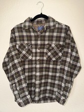 Pendleton True VTG 60s 100 Wool Flannel Medium Button Up