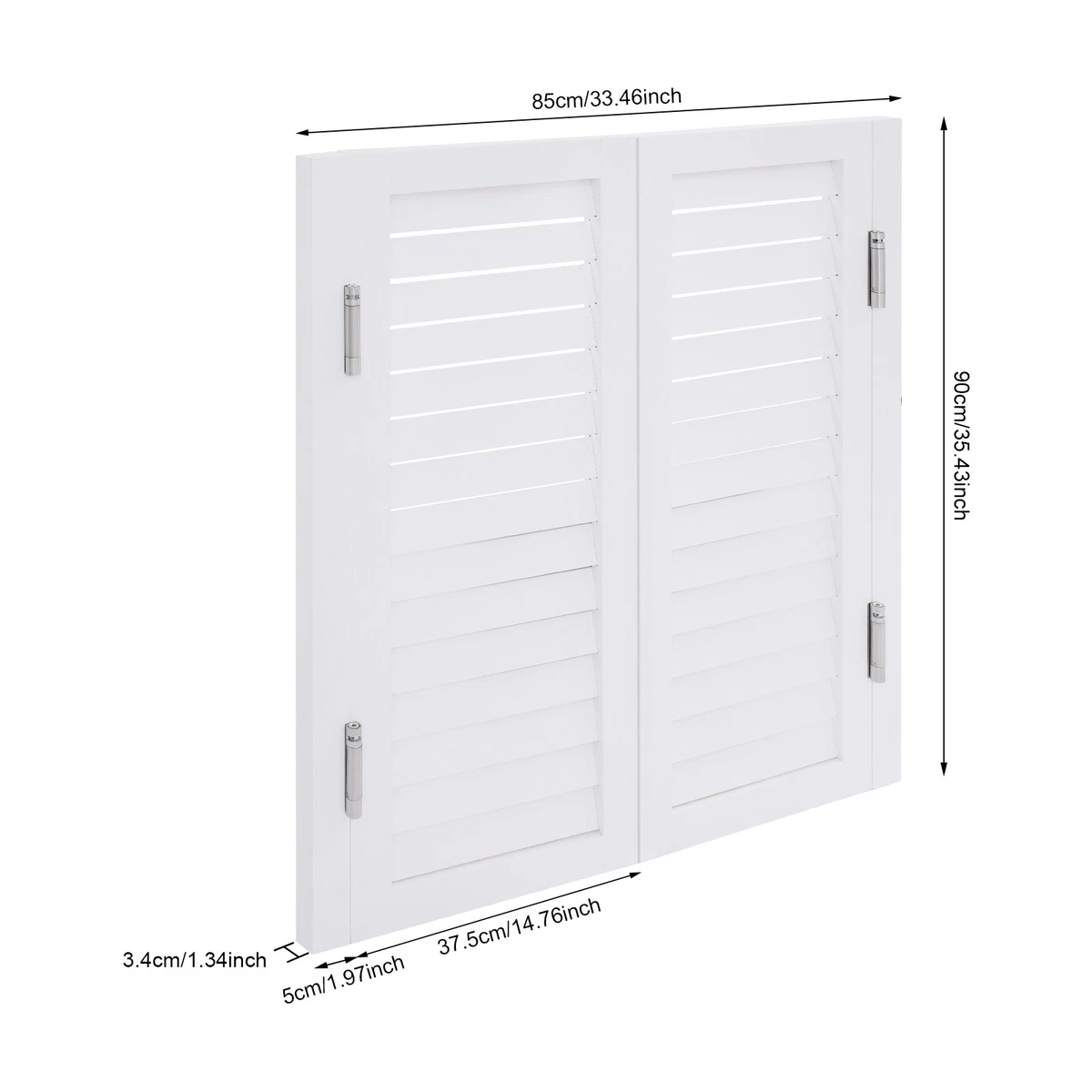 Puerta de madera de doble partición barra de café cocina puerta batiente cierre automático puerta divisora