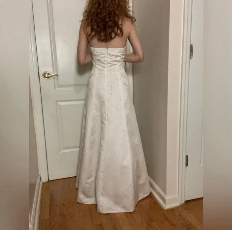 Vestido de novia vintage Y2K halter top talla mediana - buen estado Foto 3 de 4