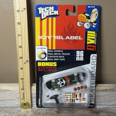 Unopened Vintage Tech Deck Black Label Skateboards