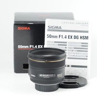 Sigma 50mm F/1.4 EX DG HSM Autofocus Lens For Nikon [Excellent+] #14377
