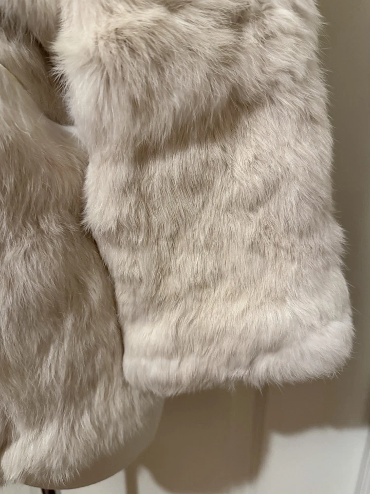 Isabel Marant Rabbit Fur Short  Button Front Coat Sz 2 ~ Made In France - Image 3 of 4