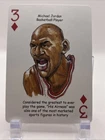 Hero Decks Playing Cards MICHAEL JORDAN - Three of Diamonds