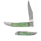 Wild Turkey Handmade Toothpick Bikers Manual Folding Knife w/Pearl Resin Handle